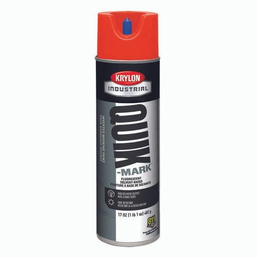 KRYLON PRODUCTS A03613007 MARKING PAINT,20OZ,FLOUROSCENT SAFETYRED