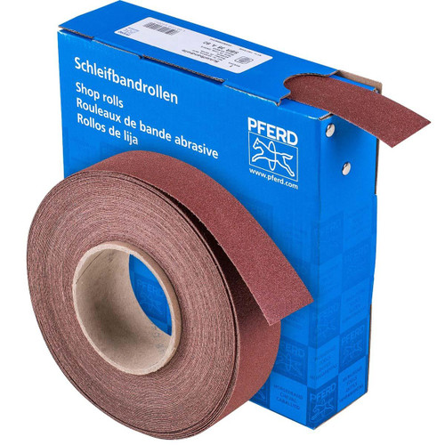 PFERD 47167 SHOP ROLL,RESIN,HVY DUTY,80 GRIT,1-1/2"
