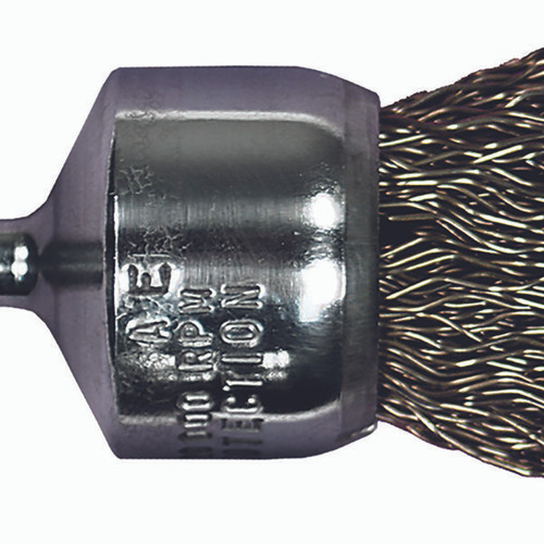 PFERD 82964 CRIMPED END BRUSH,.010 CS WIRE,1/2"
