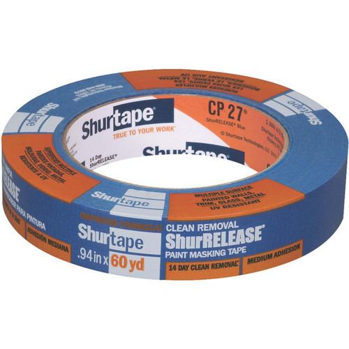 SHURTECH BRANDS 202872 SHURTAPE MASKING TAPE, SIZE: 1", LENGTH: