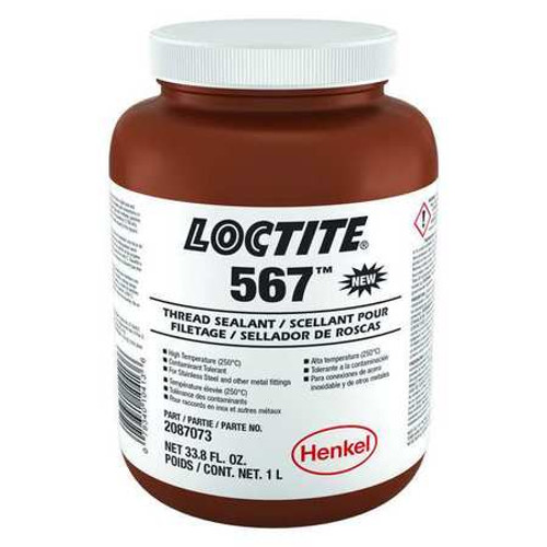 LOCTITE 2087073 PIPE THREAD SEALANT 1L BOTTLE LOW WHITE