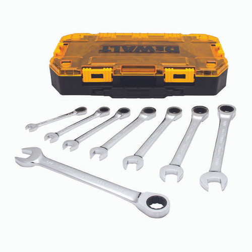 DEWALT TOOLS DWMT74733 WRENCH SAE RATCHET COMBO 8PC