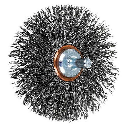 PFERD 82901 3" CRIMPED WIRE WHEEL BRUSH .020 CS WIRE