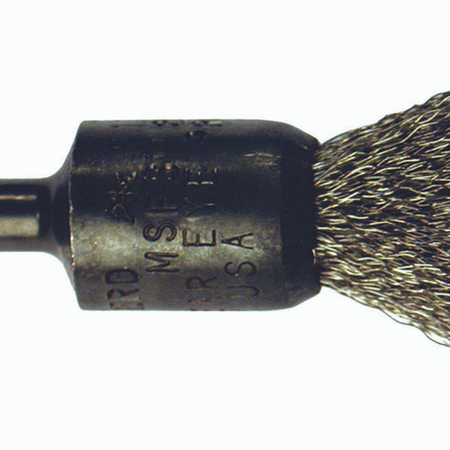 PFERD 82993 1" CRIMPED WIRE END BRUSH .010 SS WIRE