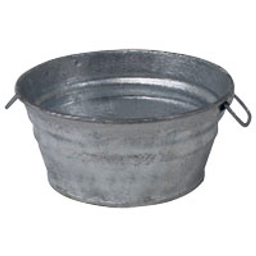 BEHRENS MANUFACTURING 101LFT TUB LOW-FLAT HOT-DIP STL 1QT