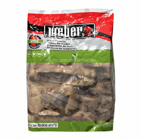 WEBER-STEPHEN 17139 APPLE WOOD CHUNKS, 350-CU. IN.