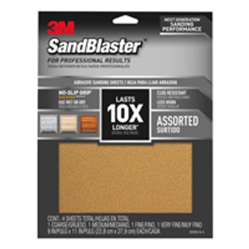 3M 20000-G-4 SANDBLASTER SANDPAPER, 9-IN. X 11-IN., A