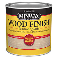 MINWAX 227654444 FINISH WOOD SIMPLY WHITE 1/2PT