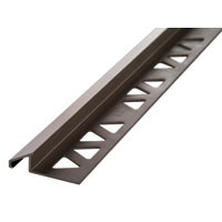 M-D BUILDING PRODUCT 31360 TILE REDUCE 3/8IN X 8FT PEWTER