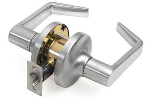 TELL MANUFACTURING CL100013 PASSAGE LEVER, BRUSHED CHROME, 2.75-IN. 