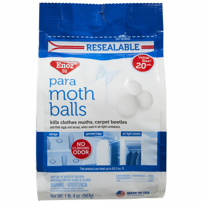 WILLERT HOME PRODUCTS E320.6T MOTH BALL BAG 20OZ