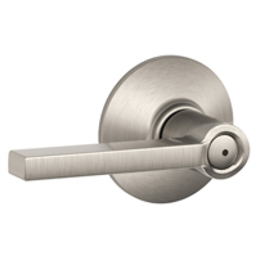 SCHLAGE F40VLAT619 LATITUDE BED & BATH LEVER HANDLESET, SAT