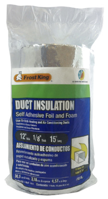THERMWELL PRODUCTS FV516 FROST KING FOAM & FOIL DUCT INSULATION,  THERMWELL PRODUCTS FV516 FROST KING FOAM & FOIL DUCT INSULATION,