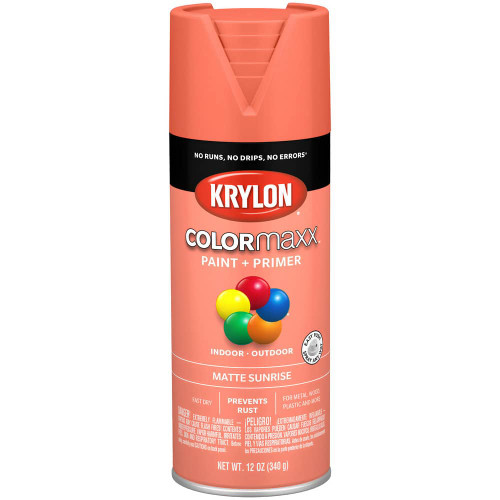 KRYLON PRODUCTS K05553007 COLORMAXX PAINT + PRIMER  MATTE  SUNRISE