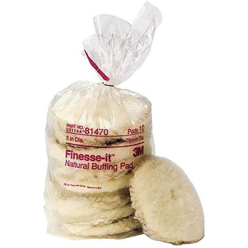3M 00051144814701 3" DIAM LAMBSWOOL BONNET PAD 3M 00051144814701 3" DIAM LAMBSWOOL BONNET PAD