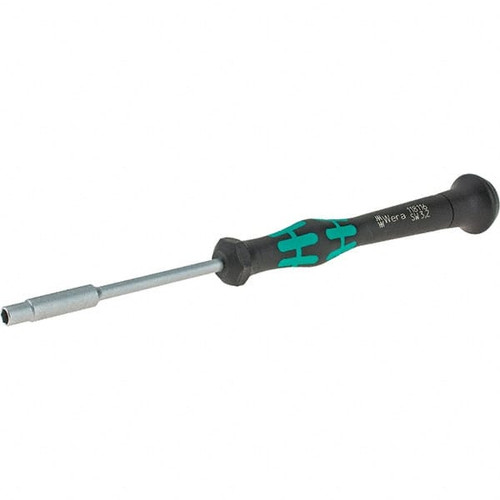 WERA 05118116001 3.2MM SOLID SHAFT PRECISION NUTDRIVER