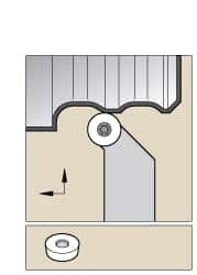 KENNAMETAL 1094556 RIGHT HAND 0° NEUTRAL RAKE INDEXABLE TUR