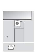 KENNAMETAL 1094589 RIGHT HAND 0° NEUTRAL RAKE INDEXABLE TUR