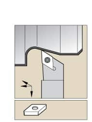 KENNAMETAL 1094602 LEFT HAND 0° NEUTRAL RAKE INDEXABLE TURN