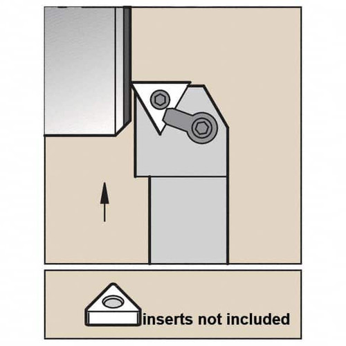 KENNAMETAL 1096219 RIGHT HAND -5° NEGATIVE RAKE INDEXABLE T