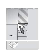 KENNAMETAL 1136951 150MM OAL LEFT HAND EXTERNAL INDEXABLE T