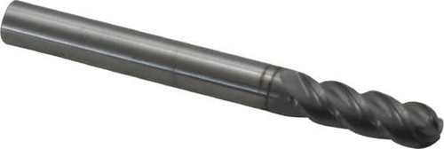 ACCUPRO 12179228 1/4" DIAM, 3/4" LOC, 4 FLUTE SOLID CARBI