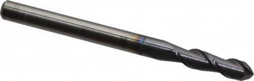 ACCUPRO 12183937 4MM DIAM, 14MM LOC, 2 FLUTE SOLID CARBID