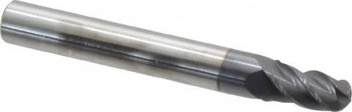 ACCUPRO 12184771 7/32" DIAM, 3/8" LOC, 4 FLUTE SOLID CARB