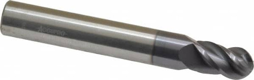 ACCUPRO 12184810 9MM DIAM, 14MM LOC, 4 FLUTE SOLID CARBID