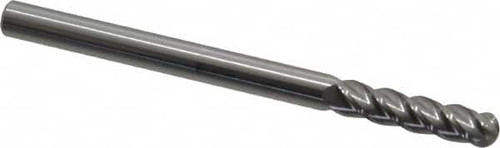 ACCUPRO 12184865 3/16" DIAM, 3/4" LOC, 4 FLUTE SOLID CARB