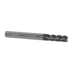 ACCUPRO 12184980 1/4" DIAM, 3/4" LOC, 4 FLUTE SOLID CARBI