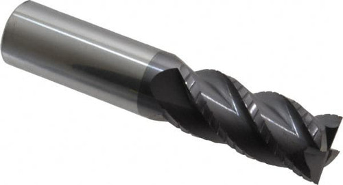 ACCUPRO 12185001 1" DIAM, 2-1/4" LOC, 4 FLUTE SOLID CARBI