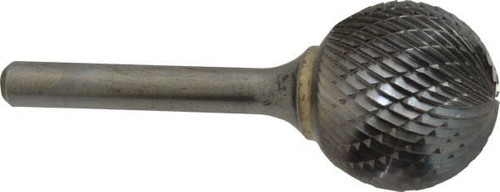 SGS PRO 12678 CARBIDE BUR 1 DIA.1/4 SHANK SD9