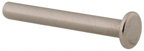 RIVETKING. 12N100RFL3P 1/8" BODY DIAM, FLAT UNCOATED STAINLESS 