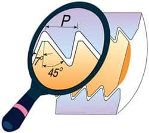 CARMEX 16ER20ABUTBMA THREADING