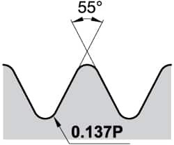 KENNAMETAL 1743762 16ER EXTERNAL RIGHT HAND 9 WHITWORTH LAY