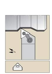KENNAMETAL 1808498 RIGHT HAND -5° NEGATIVE RAKE INDEXABLE T