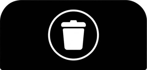 RUBBERMAID COMMERCIAL PRODUCTS 1961572 CONFIGURE L 15G BLA SIGN