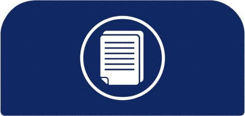 RUBBERMAID COMMERCIAL PRODUCTS 1961595 CONFIGURE P 45G BLUE SIGN