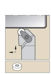 KENNAMETAL 2397697 RIGHT HAND -5° NEGATIVE RAKE INDEXABLE T