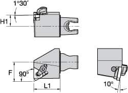 KENNAMETAL 2399507 SIZE KM25, 30MM HEAD LENGTH, 22MM CTR TO