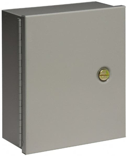 COOPER B-LINE 24206-1 NEMA 1 STEEL STANDARD ENCLOSURE WITH HIN COOPER B-LINE 24206-1 NEMA 1 STEEL STANDARD ENCLOSURE WITH HIN
