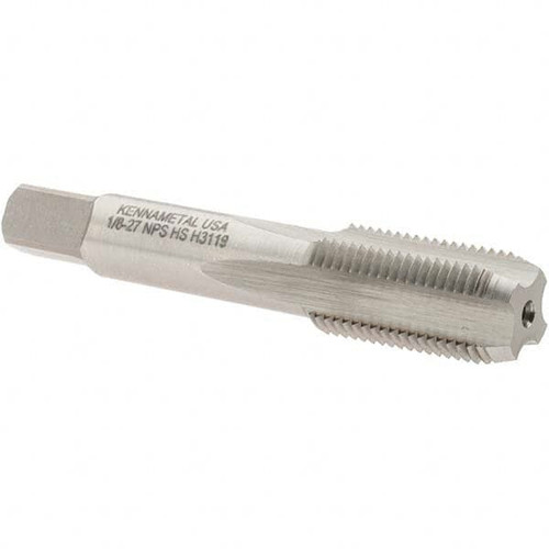 KENNAMETAL 4130640 1/8-27 NPS 4 FLUTE HIGH SPEED STEEL STAN