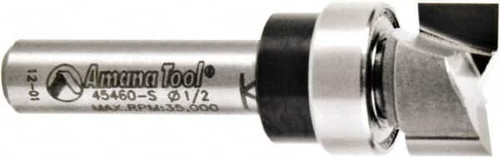 AMANA TOOL 45460-S 1/2" DIAM, 1/4" LOC, 2 FLUTE SOLID CARBI