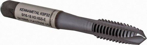 KENNAMETAL 5416885 5/16-18 3B 3 FLUTE TICN/TIN FINISH VANAD