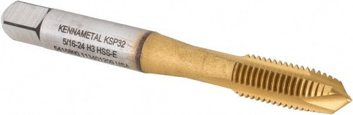 KENNAMETAL 5416890 5/16-24 3B 3 FLUTE TICN/TIN FINISH VANAD