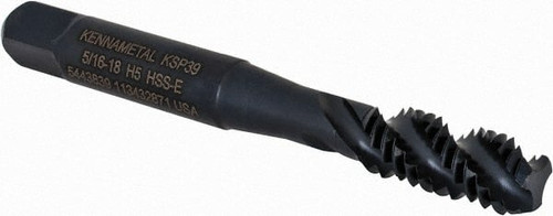 KENNAMETAL 5443839 5/16-18 3 FLUTE 2B BOTTOMING SPIRAL FLUT KENNAMETAL 5443839 5/16-18 3 FLUTE 2B BOTTOMING SPIRAL FLUT