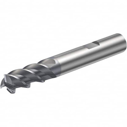 SANDVIK COROMANT 6259854 4MM DIAM 3 FLUTE SOLID CARBIDE 0.1MM CHA
