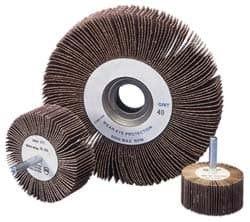 NORTON 63642502675 4 X 1" 120 GRIT ALUMINUM OXIDE UNMOUNTED