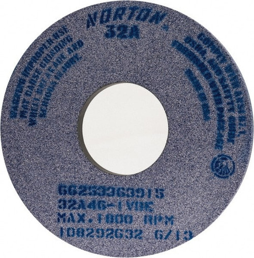NORTON 66253363915 STRGHT-RECESS GRIND WHEEL 32A